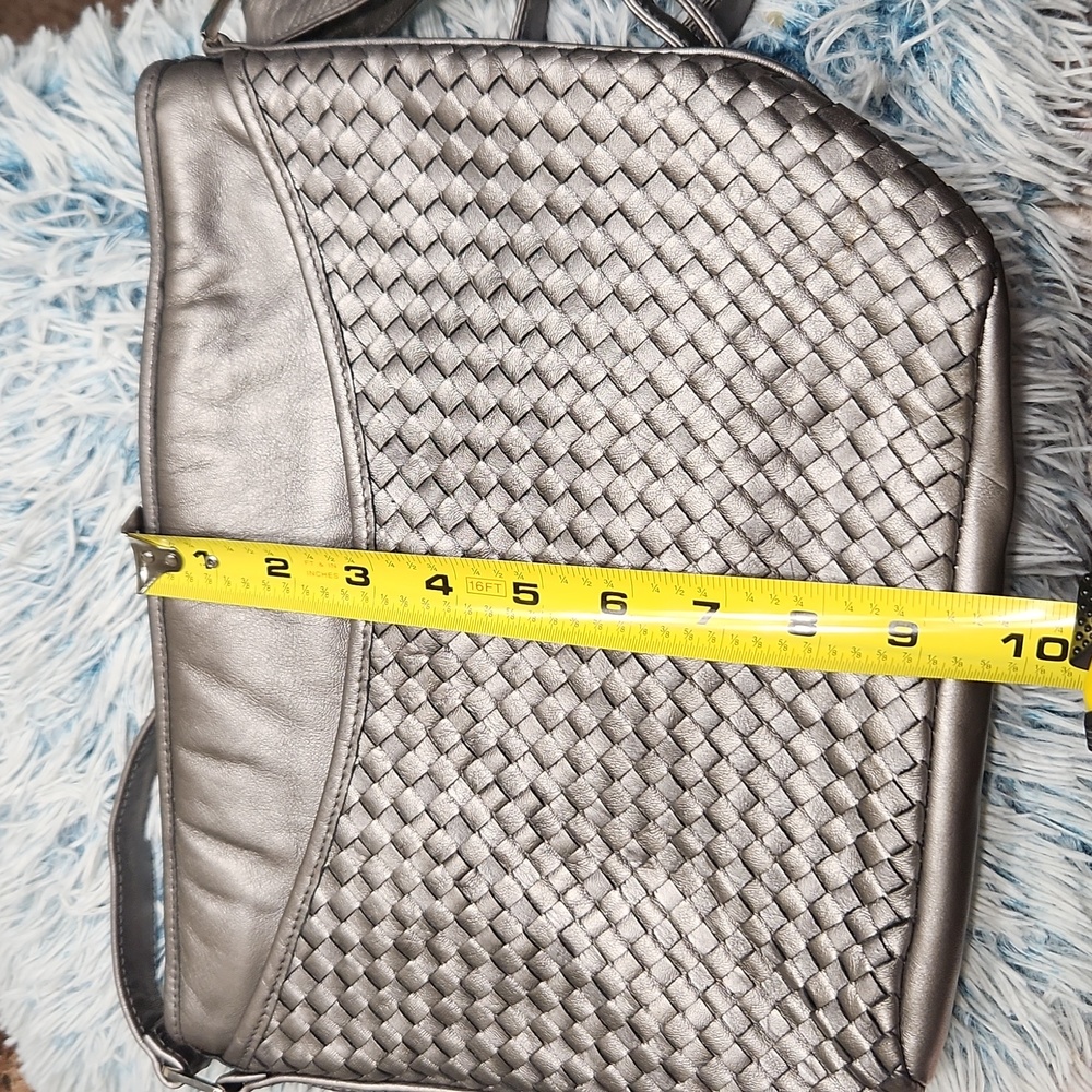 Ganson weaved leather Crossbody bag - Picture 7 of 7